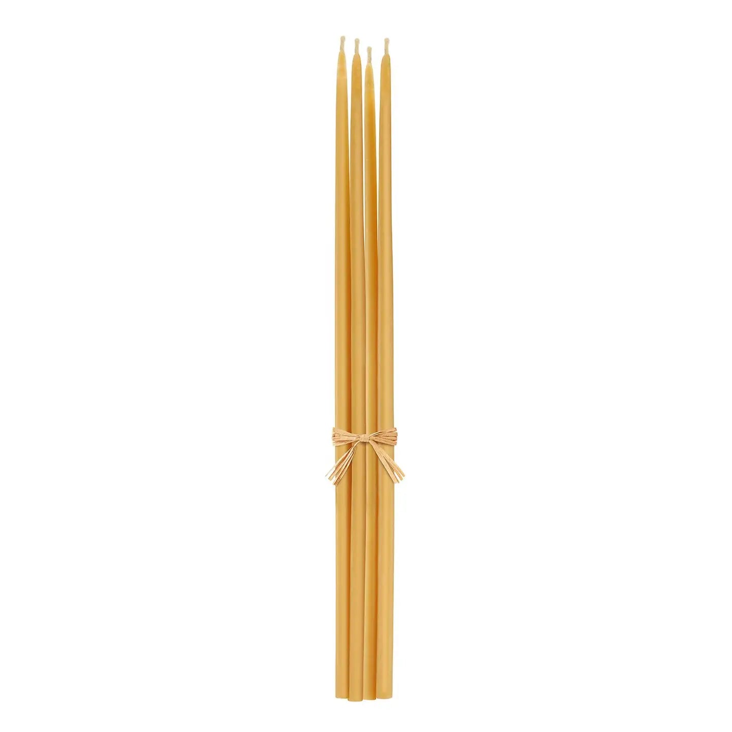 1/4" X 11" Beeswax Candle